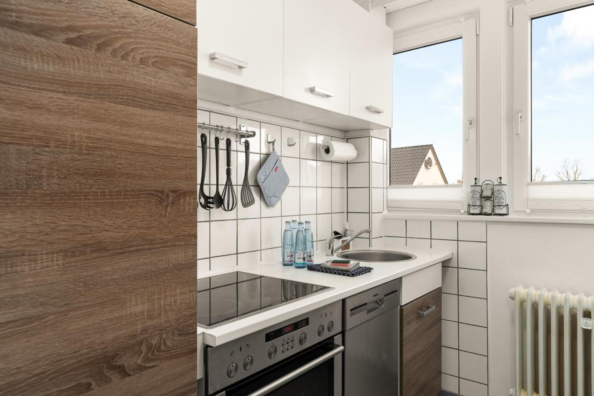 Immo-Vision - Natur Design Apartments, Parkplatz, Kueche Calberlah Exteriér fotografie